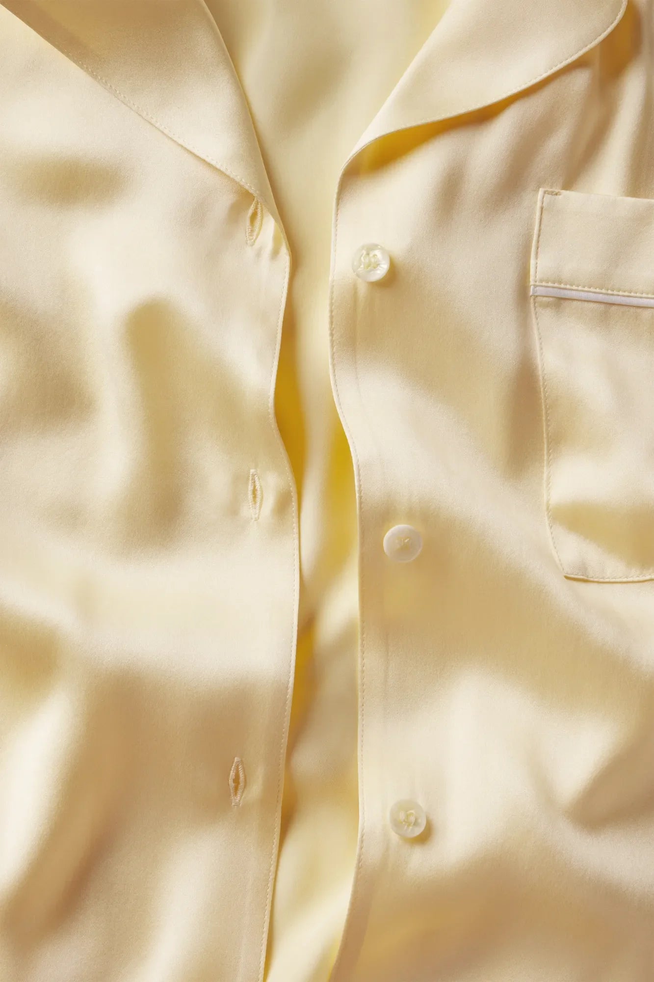 Sunny Yellow Silky Pj Full set (Original)