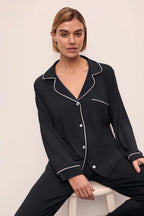 Classy Black Silky Pj Full set (Original)