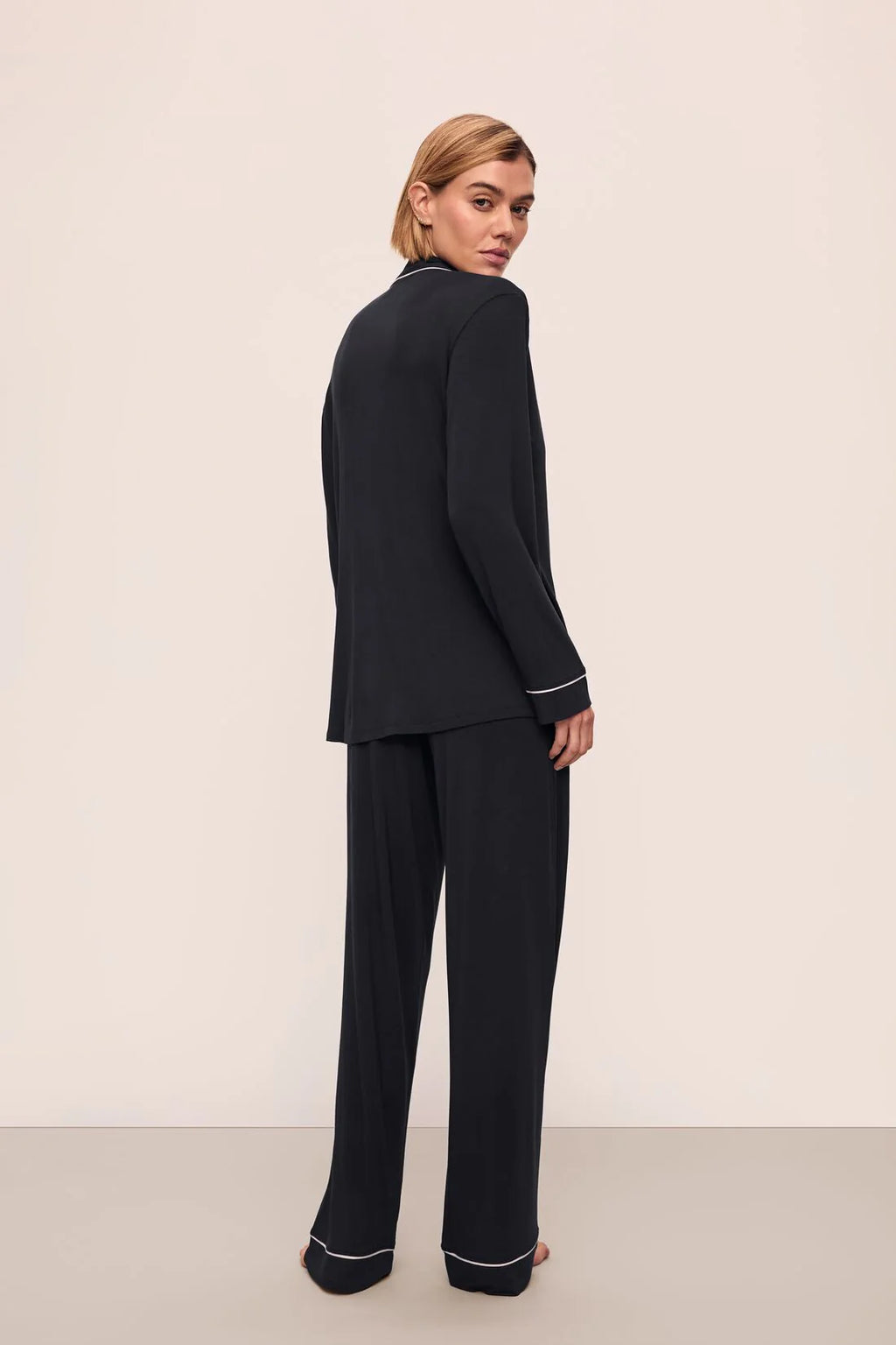 Classy Black Silky Pj Full set (Original)