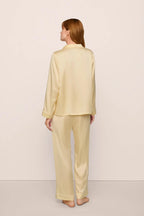 Sunny Yellow Silky Pj Full set (Original)