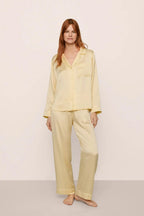 Sunny Yellow Silky Pj Full set (Original)