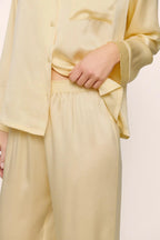 Sunny Yellow Silky Pj Full set (Original)